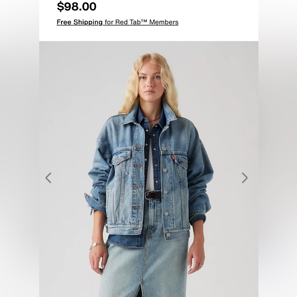 Levi's Blue Jean Jacket Relaxed Fit